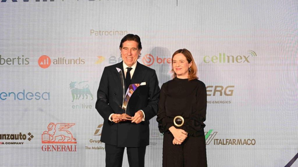 Manuel Manrique tras recibir el premio Tiepolo.