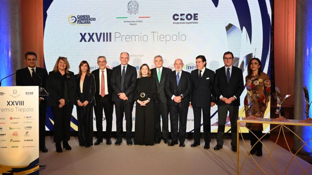 Foto de familia del XXVIII Premio Tiepolo.