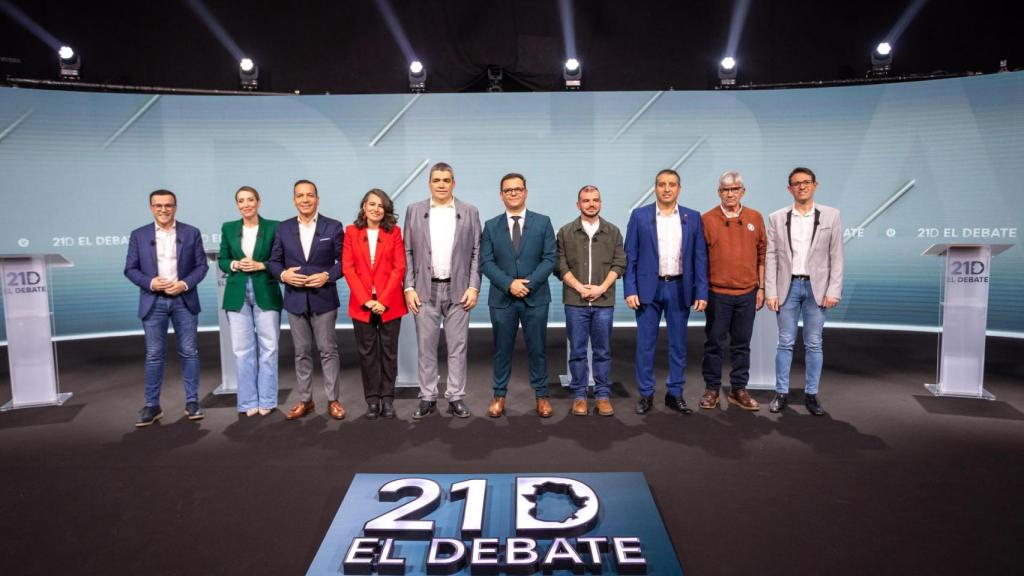 Los 10 candidatos de las formaciones políticas que concurren a las elecciones extremeñas participan este jueves en el debate electoral de Canal Extremadura.