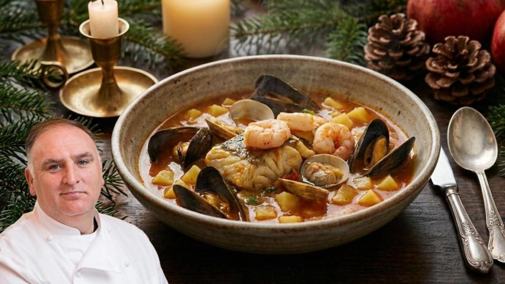 El chef José Andrés en un montaje de El Español