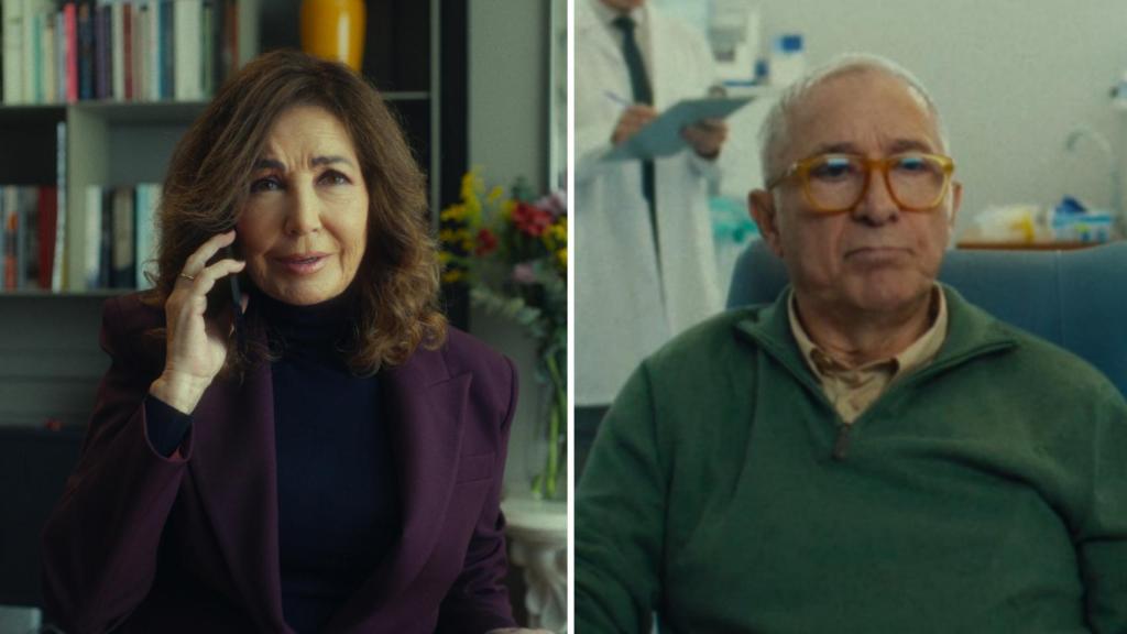 Ana Rosa Quintana y Xavier Sardà en el anuncio navideño de Campofrío 2025.