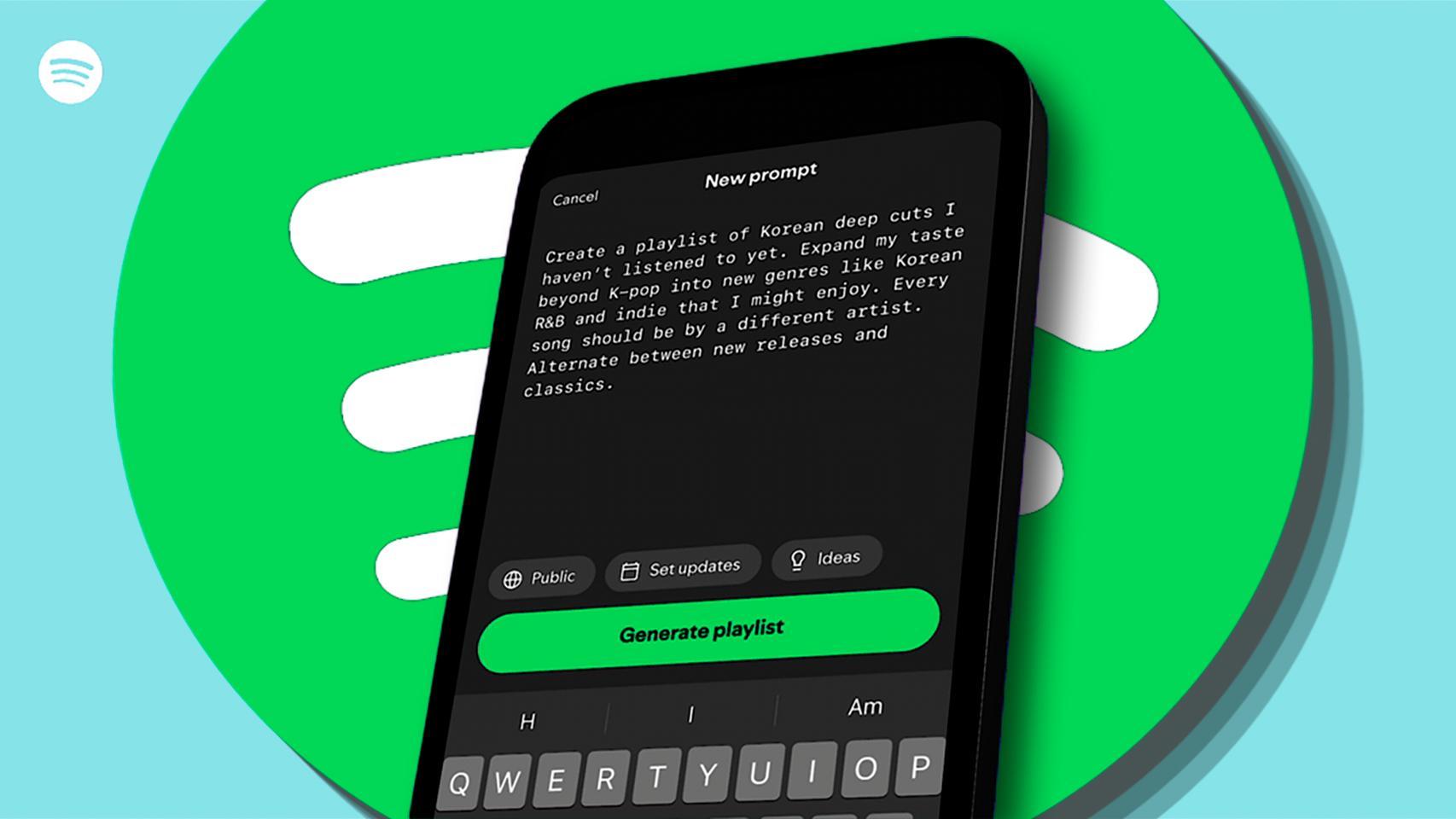 Fotomontaje inspirado en Spotify