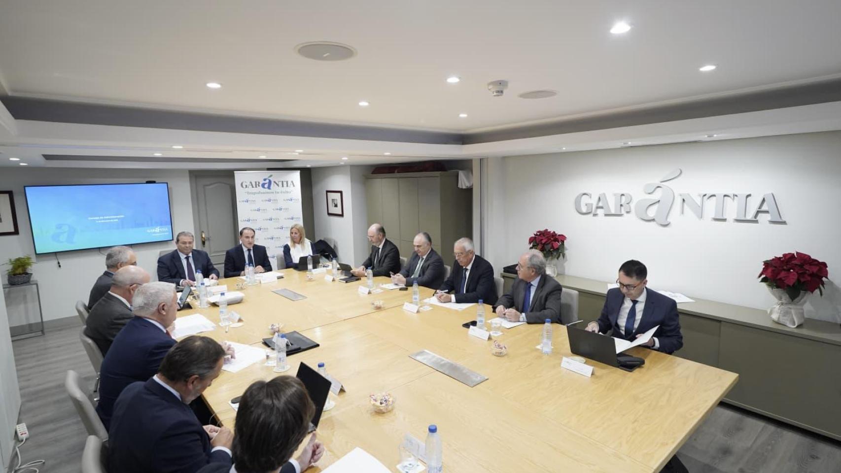 El Consejo de Administración de Garántia celebrado este jueves en Sevilla.
