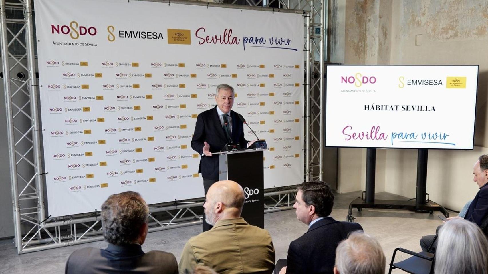 José Luis Sanz en rueda de prensa en la mañana de este jueves.