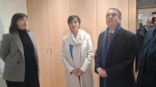 La ministra de Vivienda, Isabel Rodríguez, visitó Vigo.
