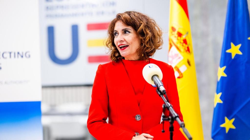La vicepresidenta primera del Gobierno de España y ministra de Hacienda, María Jesús Montero
