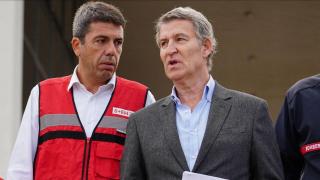 Alberto Núñez Feijóo y Carlos Mazón en una imagen de archivo. EFE