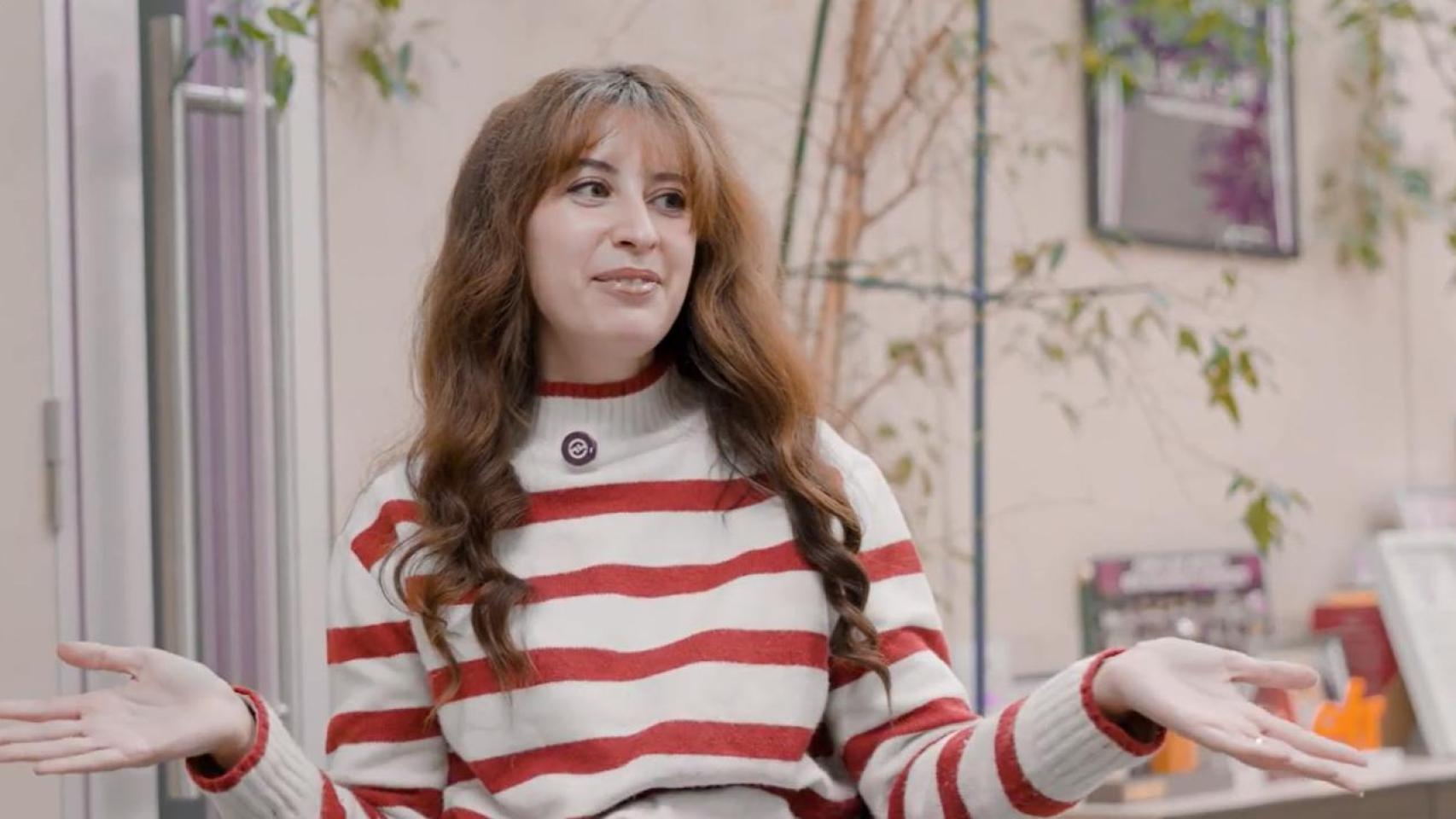 Captura del videopodcast del Grupo Aspasia