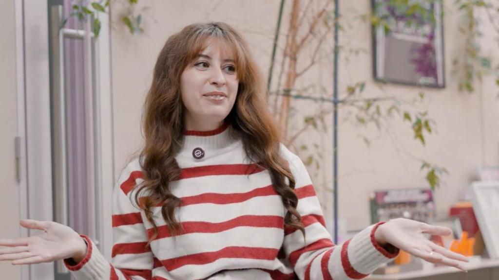 Captura del videopodcast del Grupo Aspasia