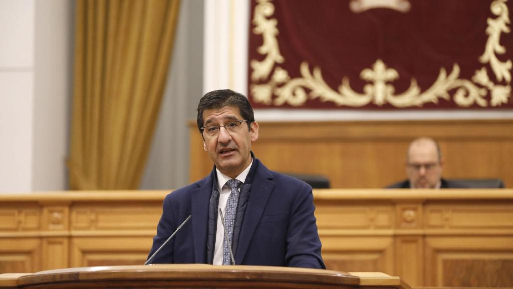José Manuel Caballero, vicepresidente segundo de Castilla-La Mancha. Foto: Cortes CLM.