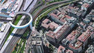 Imagen del planteamiento en la zona del Halo.