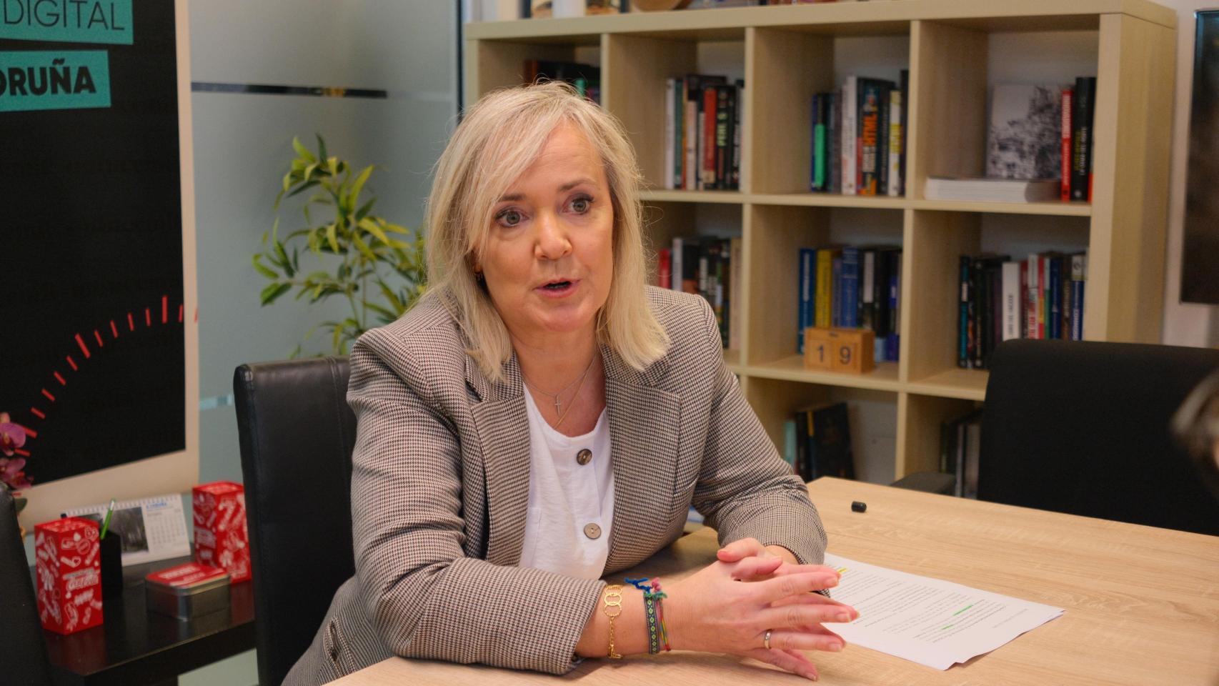 La portavoz del PP en Culleredo, Izaskun García