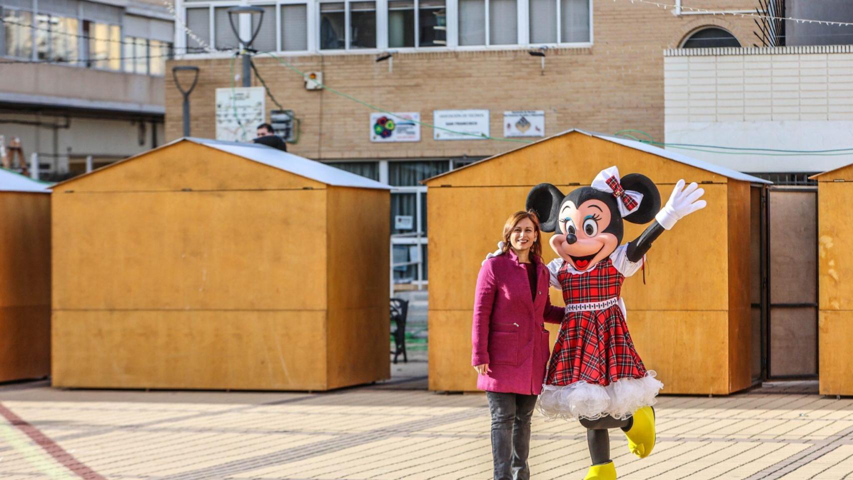 El mercado navideño de Elda.