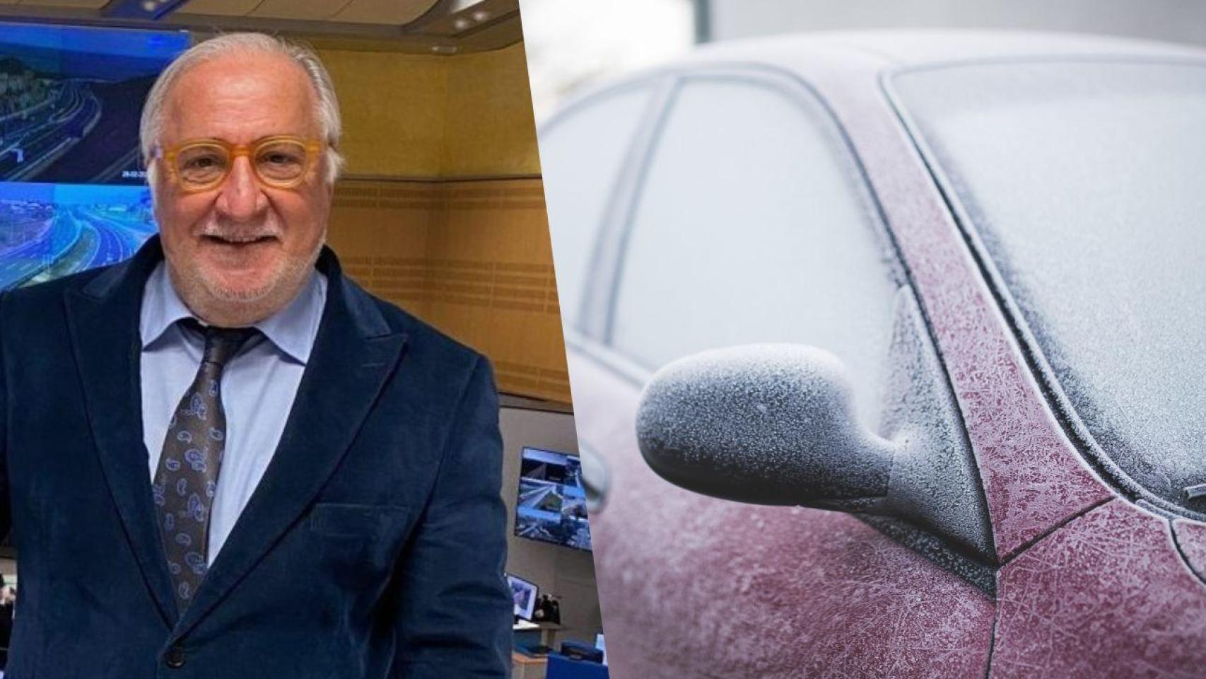 Los trucos de la DGT para remover el hielo del parabrisas