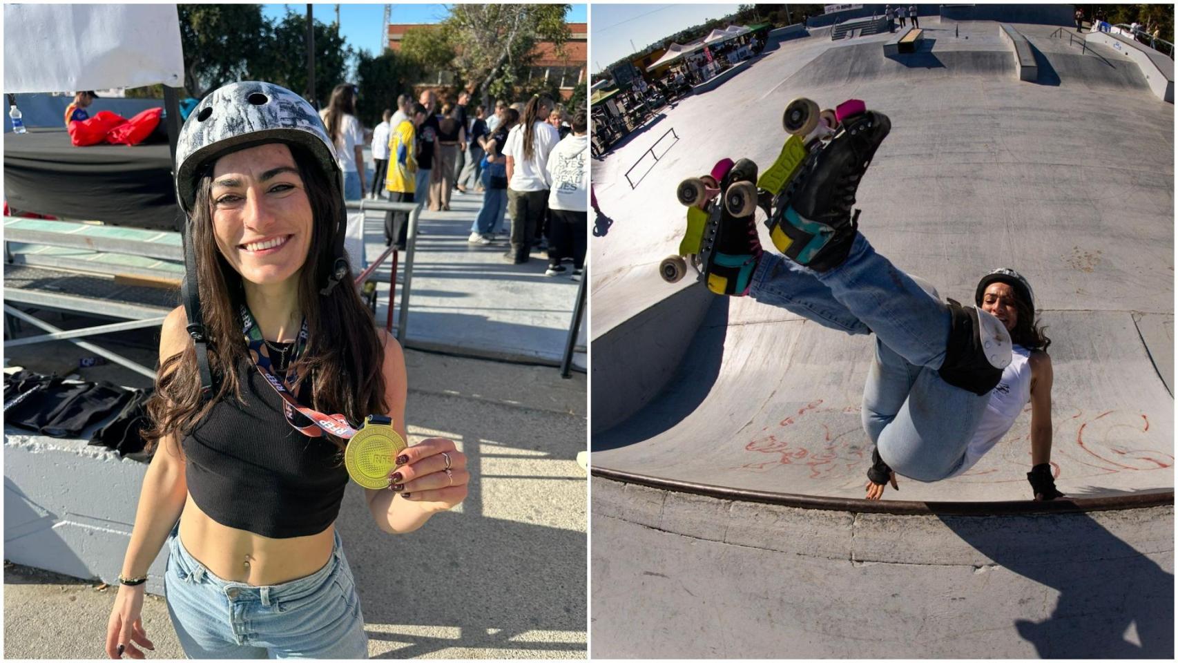 La coruñesa Sara Helena Iglesias, campeona de España de Patinaje Squad Free Style