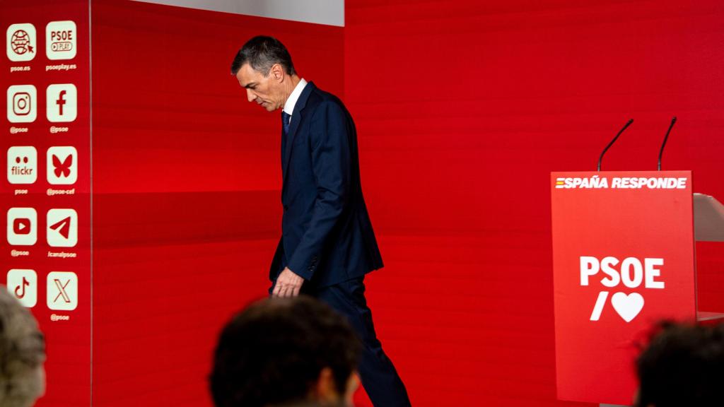 El presidente del Gobierno y secretario general del PSOE, Pedro Sánchez.