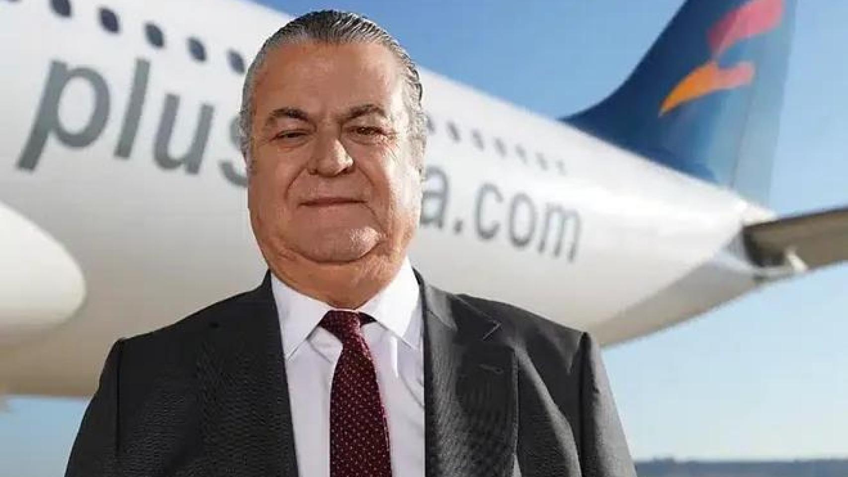 Martínez Sola, dueño y presidente de Plus Ultra Líneas Aéreas, en una imagen difundida por la propia compañía.