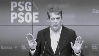 El líder del PSOE gallego, este viernes.