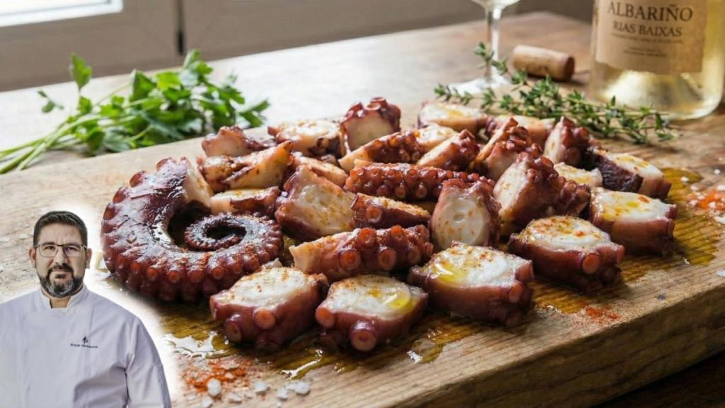 El chef Dani García en un montaje de El Español