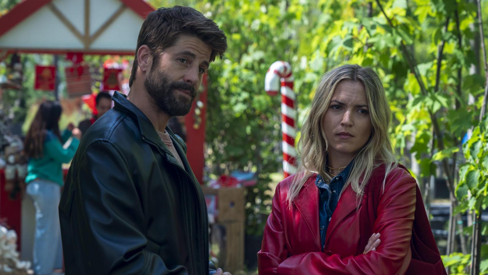 Culebra (Luis Fernández) y Sandra (Ana Fernández) en 'Los protegidos: un nuevo poder'.