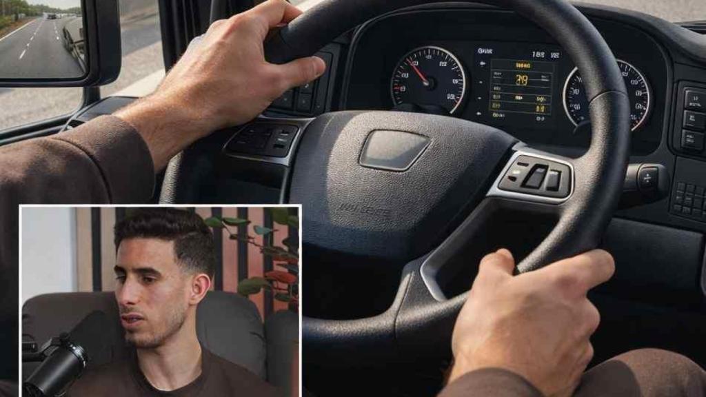 Un joven camionero de España, alto y claro: Haciendo transporte internacional cobraba 2700 euros en viajes a Alemania y Bélgica