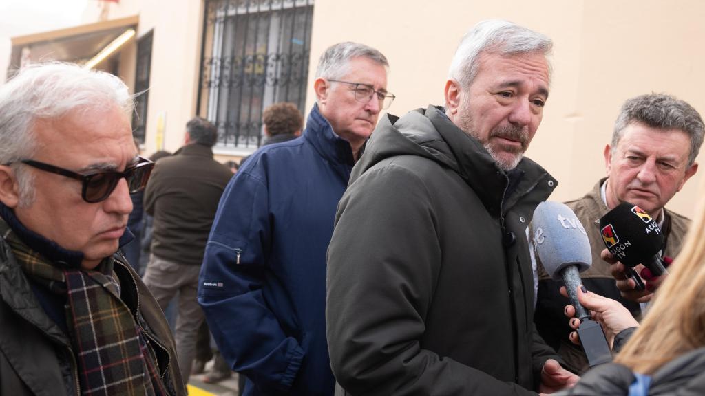 Azcón, en un acto en Aragón.