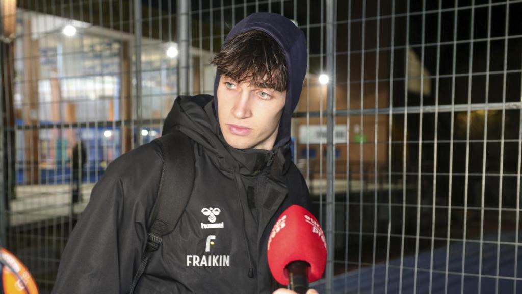 Pablo Urdangarin, tras un encuentro de balonmano celebrado en Cuenca.
