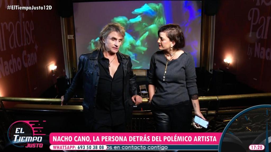 Nacho Cano y Leticia Requejo en 'El tiempo justo'.