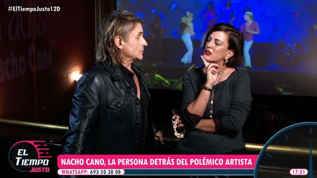 Nacho Cano y Leticia Requejo en 'El tiempo justo'.