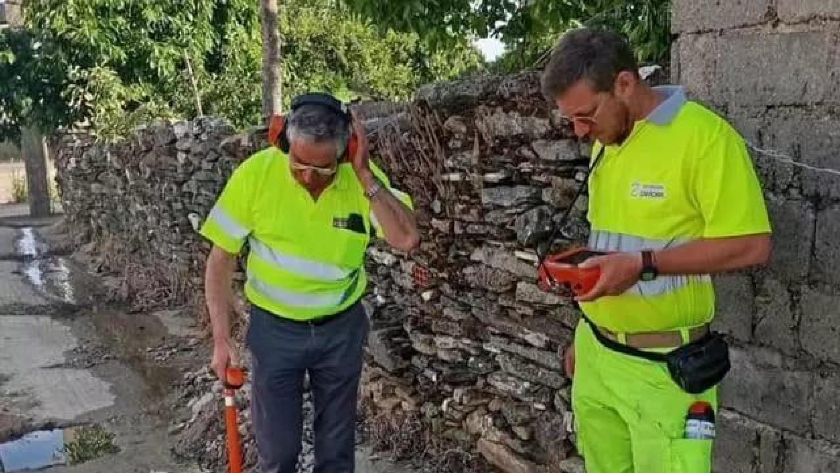 El geófono de la Diputación realiza 232 actuaciones en la provincia en 2025 y detecta 371 fugas de agua