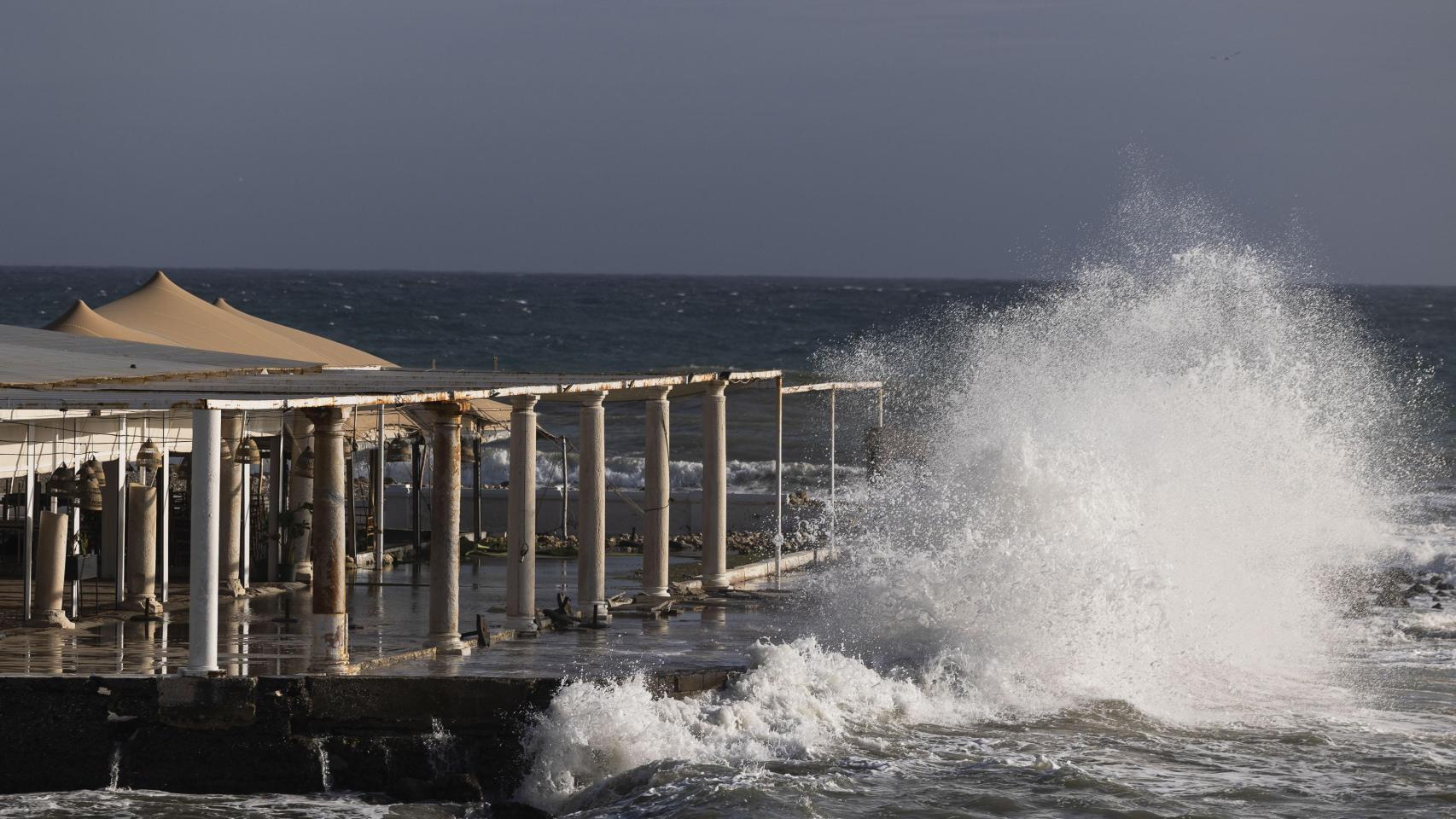 Vistas de los Baños del Carmen en Málaga capital.