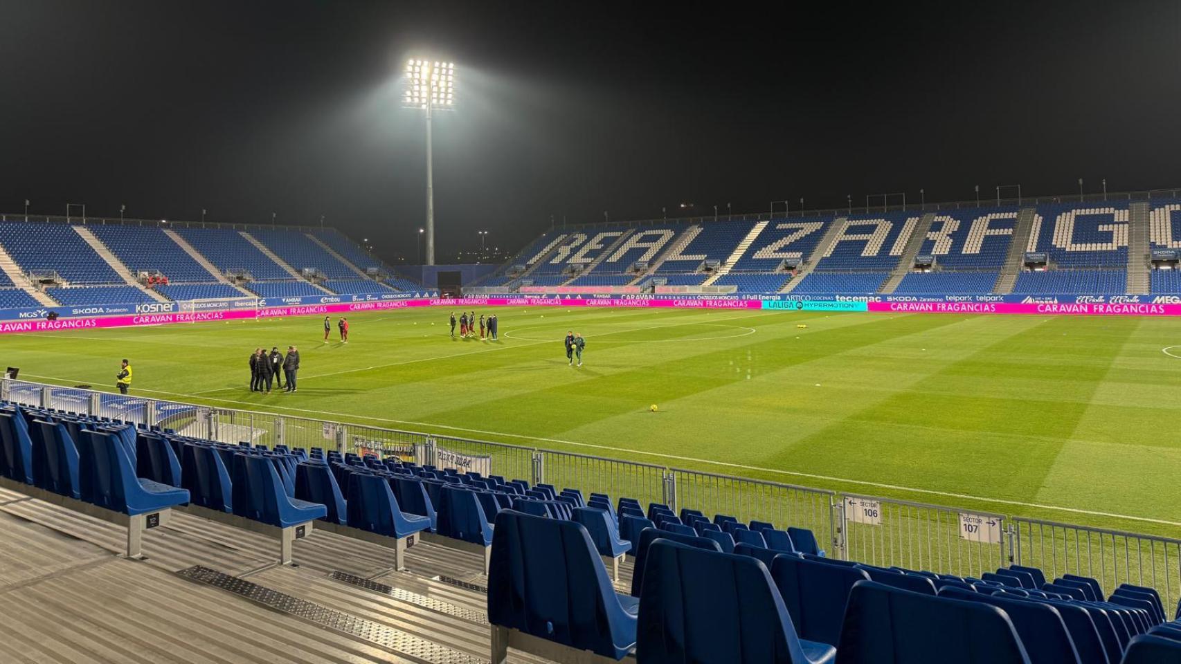 Ibercaja Estadio este sábado.