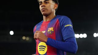 Lamine Yamal, en el partido ante Osasuna.