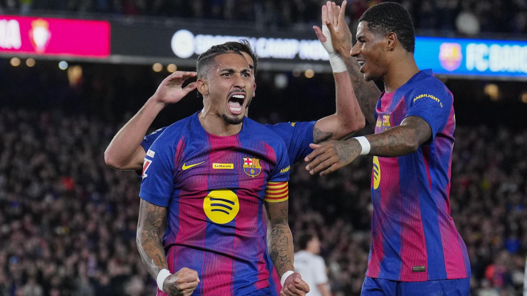 Barça 2 – 0 Osasuna: Raphinha desatasca al Barça ante Osasuna y aumenta la ventaja de los culés en el liderato de La Liga