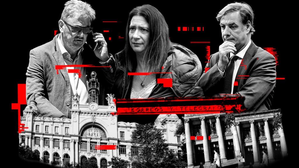 El empresario Antxon Alonso, la fontanera Leire Díez y el expresidente de la SEPI Vicente Fernández.