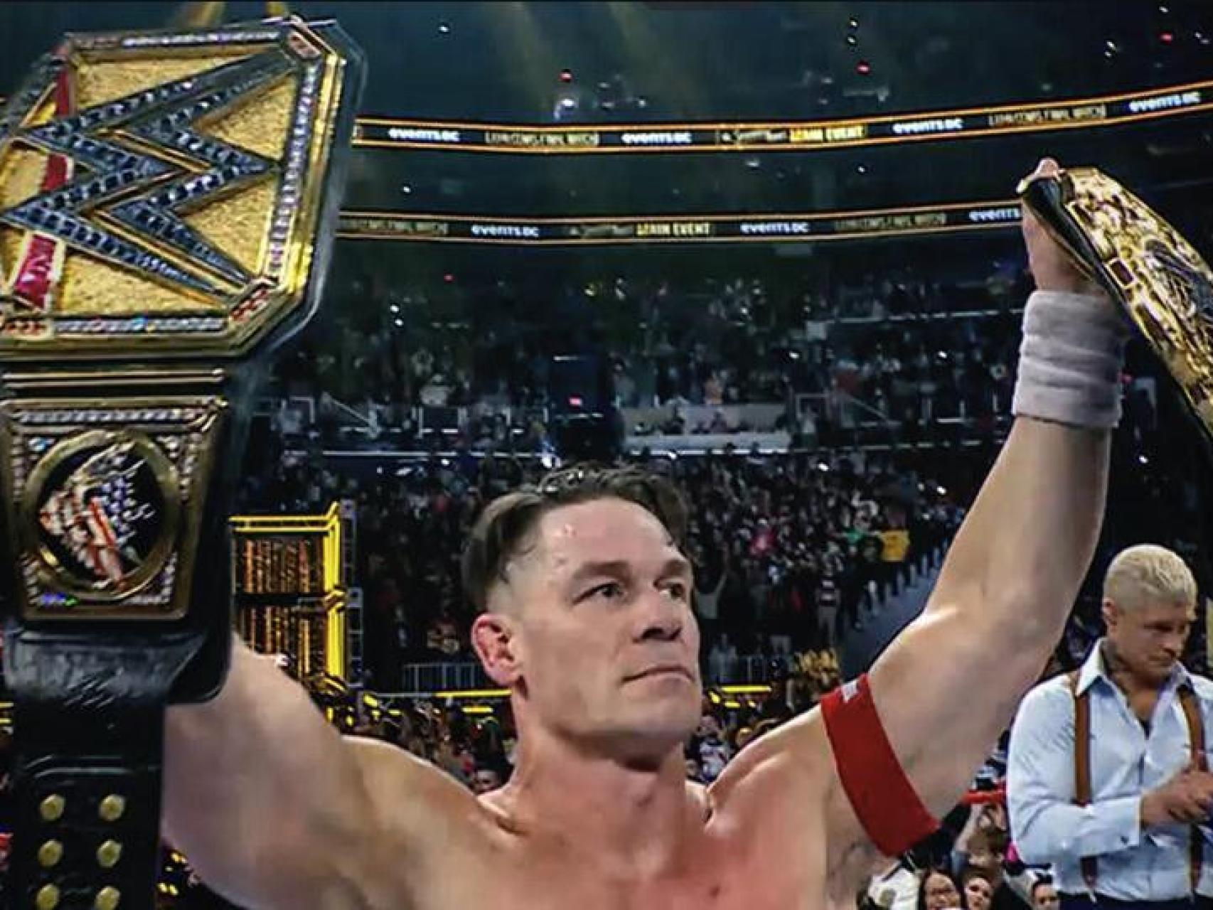 Moneda Coleccionable Oficial WWE – John Cena 32 Mm Bañada En Plata | Edición Limitada 16 Veces Campeón Mundial