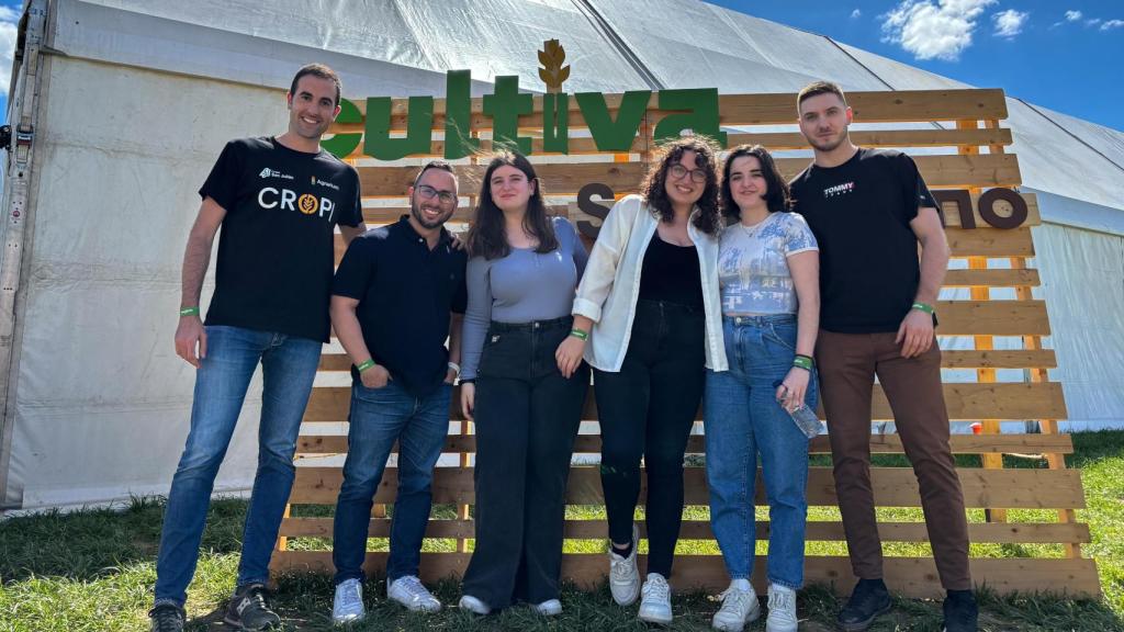 Equipo de la startup zaragozana Cropi.