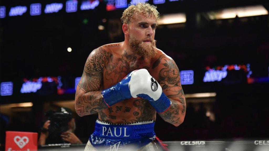 Jake Paul, durante uno de sus combates de boxeo