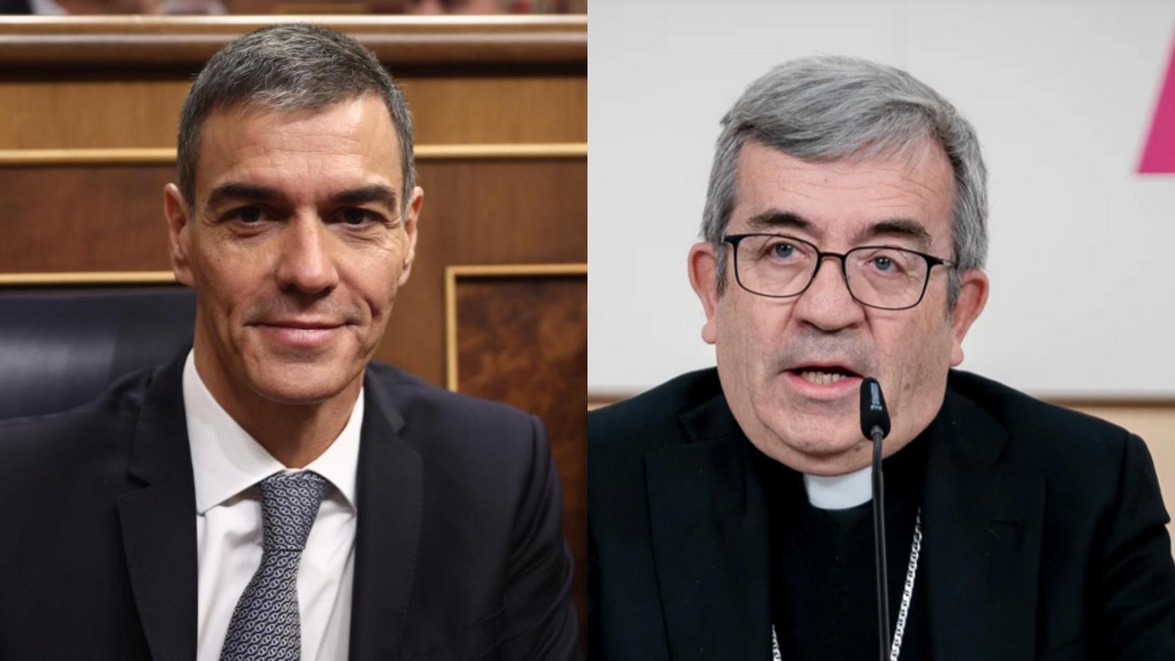 Pedro Sánchez y Luis Argüello