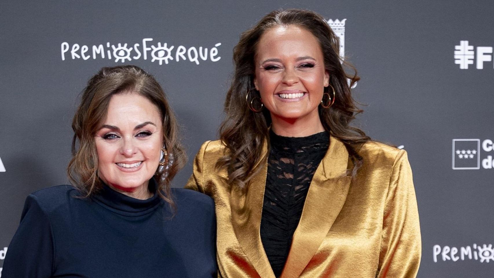 Shaila Dúrcal y Carmen Morales, en la 31 edición de los Premios José María Forqué.