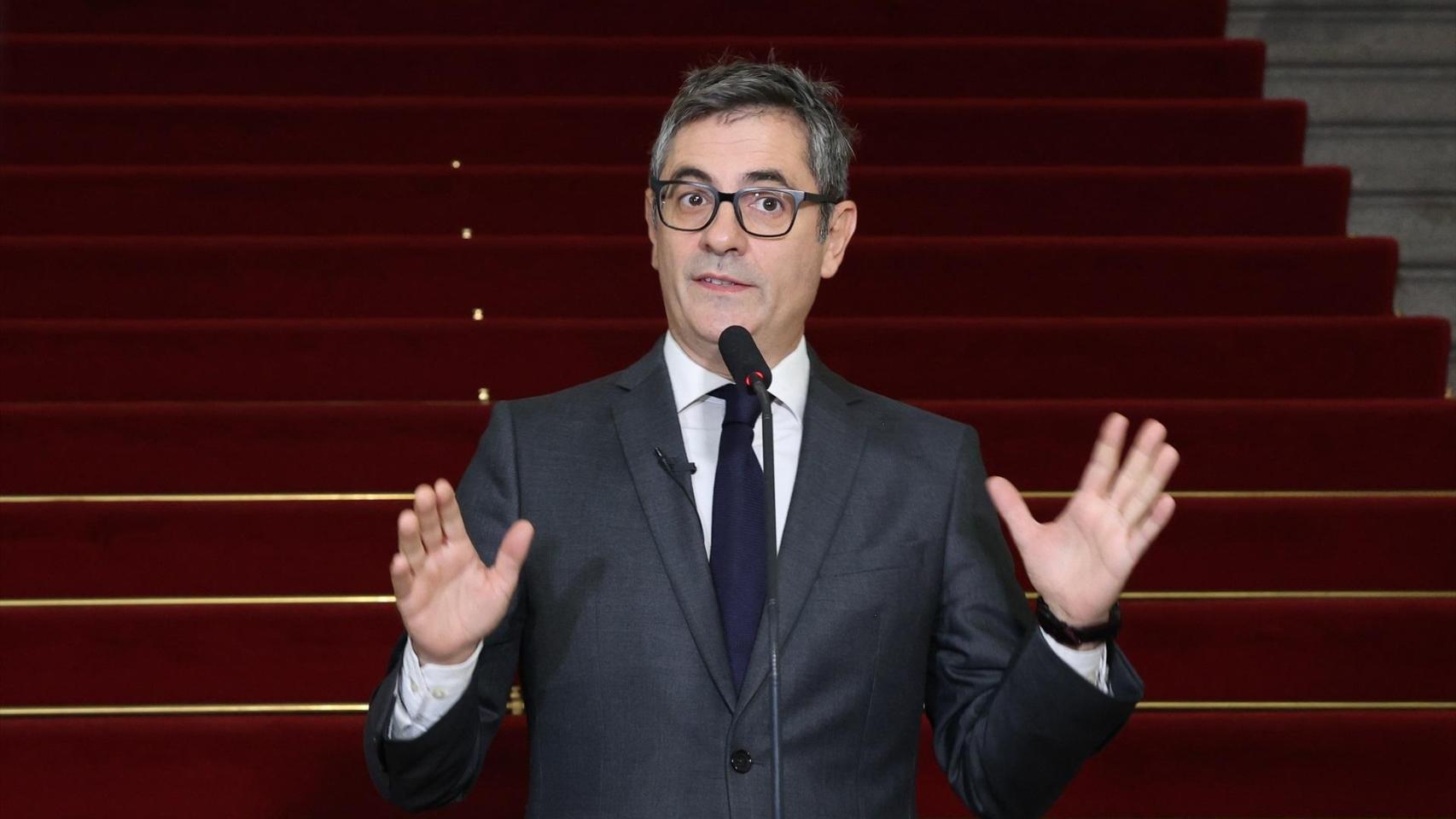 El ministro de Presidencia, Félix Bolaños.