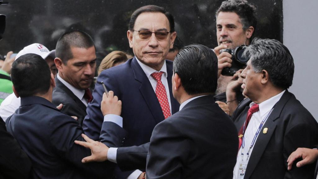 El expresidente de Perú, Martín Vizcarra.