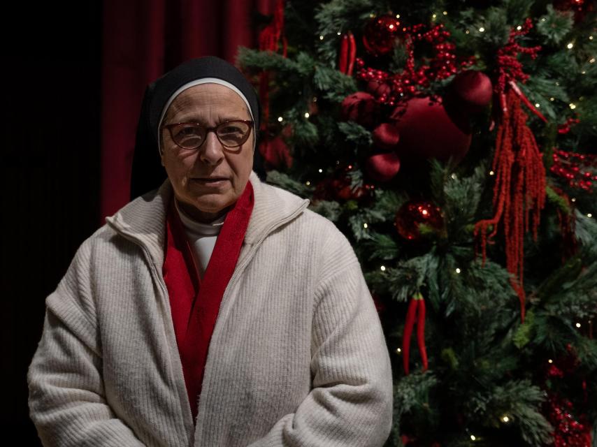 Sor Lucia en Kiev, durante la entrevista con EL ESPAÑOL este mes de diciembre.