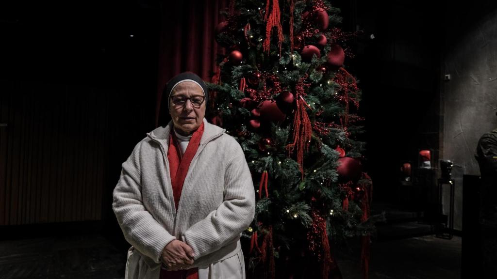 Sor Lucia en Kiev, durante la entrevista con EL ESPAÑOL este mes de diciembre.