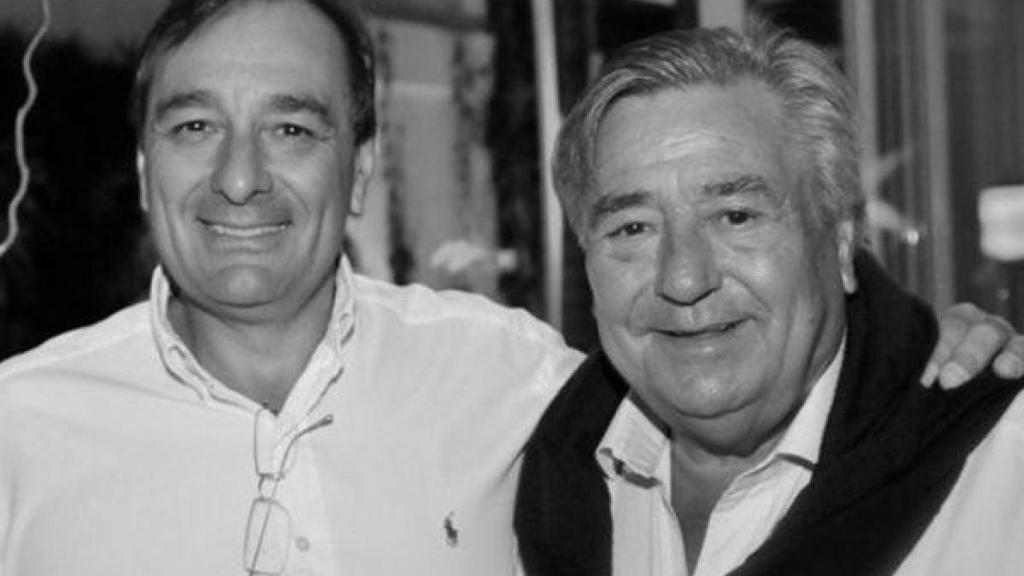 Belarmino Fernández Iglesias con su hijo Belarmino, el patriarca de Rubaiyat ahora.