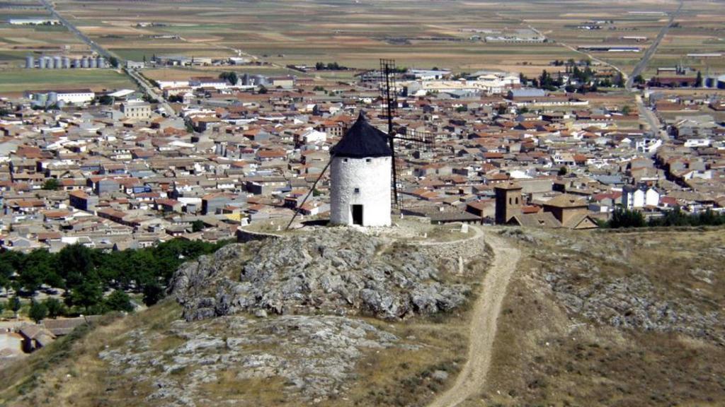 Consuegra vista desde arriba.