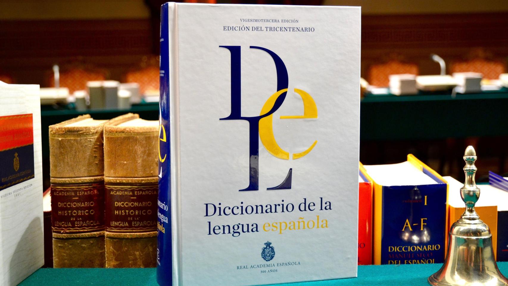 Un ejemplar del Diccionario de la Lengua Española de la RAE