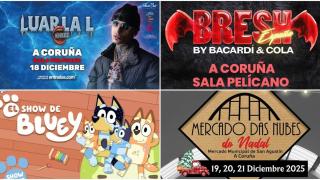 BRESH Party, Luar la L o Mercado das Nubes: Los planes que puedes hacer este fin de semana en A Coruña