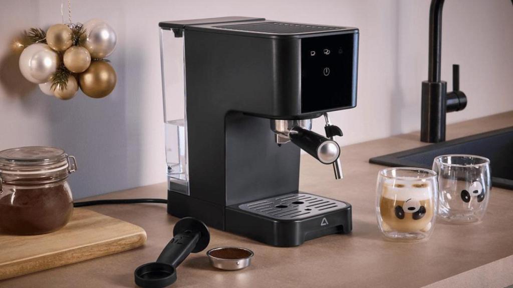 Cafetera espresso retro.