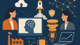 Ilustración del especial 'Lo más destacado del año' de DISRUPTORES - EL ESPAÑOL.